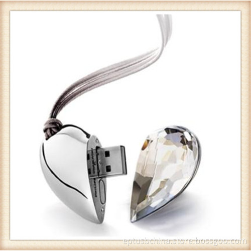 Diamond Heart USB Pen Drive (ED032)